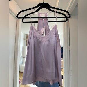 Cami NYC - lavender racer charmeuse cami - New with tags - size xs